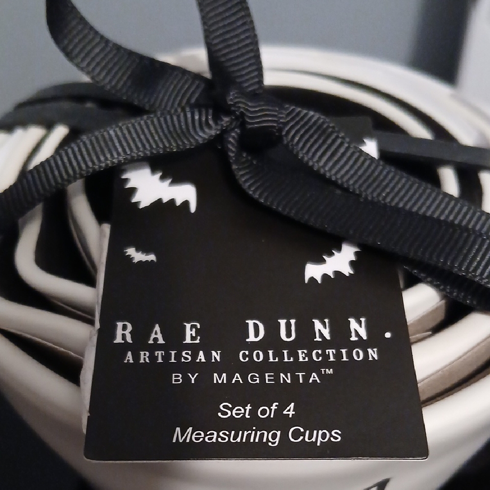 Rae Dunn Black and White Measuring Cups - Picture 2 of 6